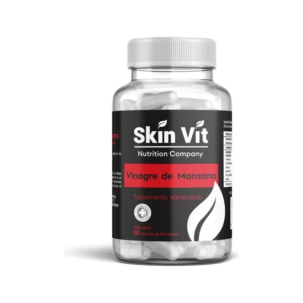 Vinagre De Manzana Skin Vit ,súper Premium De 60 Cápsulas