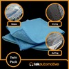 Tek Automotive Twin Pack Diamond Weave Microfibre Cloths – 40x40cm