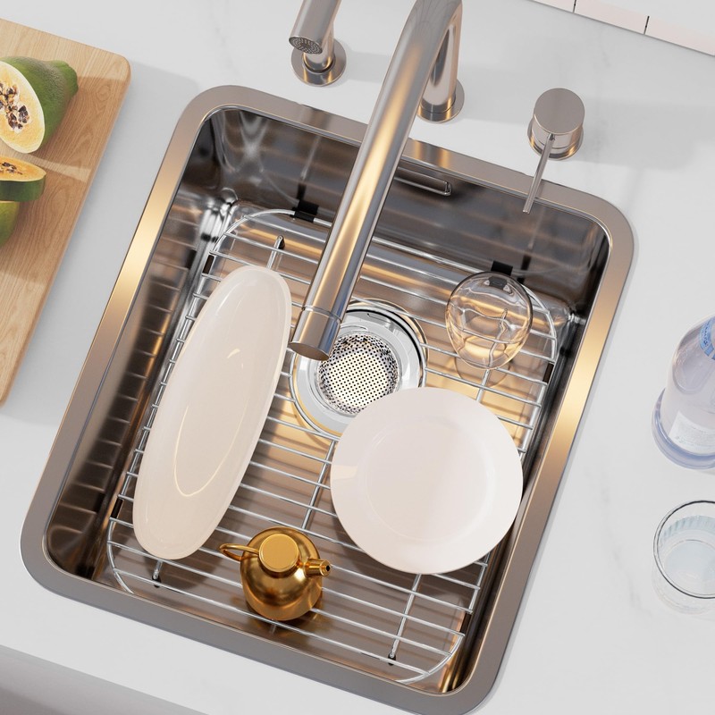 Gold Sink Protector for Kitchen Sink,Large 26" X 14" Sink
