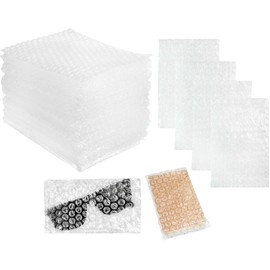 Pack of 50 Plastic Bubble Bags Size 10 x 15 cm Protective Packaging to Protect Sensitive Items and to Secure Shipping of Parcels. Perfect for Storing and Storing