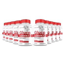 Gluco Advance Capsules, Max Strength Blood Support Supplement (10 Pack)