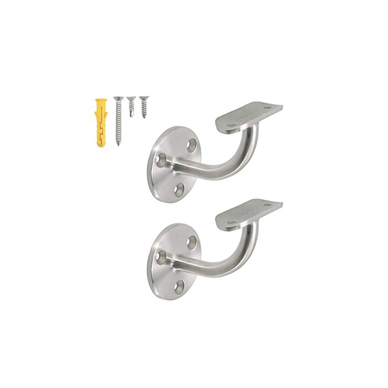 Stainless Steel 316 Grade Wall Mount Handrail Bracket for 1-5/8"