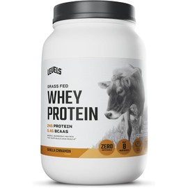 Levels Nutrition Proteína De Suero De Leche En Polvo Alimentada Con Pasto Levels, Sin Ingredientes Artificiales, 24 G De Proteína, Sabor Vainilla Y Canela, 2 Libras 28 Porciones (Paquete De 1)