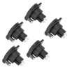AMONIDA 5 Pieces High Quality ABS Shell XLR Male with