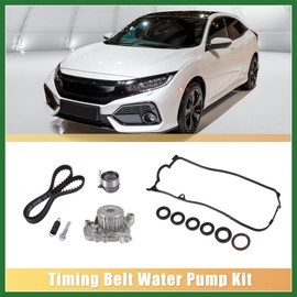 Motoforti 1 Set Timing Belt Kit with Water Pump for Honda Civic 1.7L 2001-2005 Long-lasting