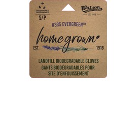 Watson Gloves EverGreen Homegrown Gardening Gloves - Made from Recycled Plastic Bottles, Landfill Biodegradable, Nitrile Coating (Medium)
