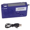 RD‑638T Hand Crank Flashlight Radio Multifunctional Portable Solar Emergency Weather