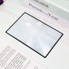 Chargenyang 5 Pcs 3X Premium Magnification Page Magnifier Fresnel Lenses