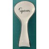 hOme White Ceramic Spoon Rest by Home Acre Designs. Size