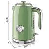SUSTEAS Electric Kettle - 57oz Hot Tea Water Boiler with