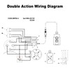 NORJIN 4 Wire Dump Trailer Remote Control Switch for Hydraulic