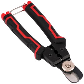 Installation Solution 7” Cable Cutter (IS-CRS1200), Wire Cutters, Wire Stripper Tool, Non-Slip Grip, TPR Handle
