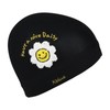XBLUE XBL-6201-10 Nice Daisy Boucle Embroidered Mesh Swim Cap /