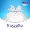 Hefty™ Garbage Bags, Strong Small 25 Litres White Kitchen, Easyflaps™,