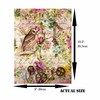 Mulberry Rice Paper Owl 8x10.5 Inch 6 Unique Printed Mulberry