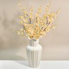 1Piece Acrylic Resin Snow Pear Blossom Faux Cherry Blossom Stems