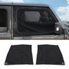 Front Window Sun Shade Covers Elasticized Breathable Mesh Car Side