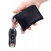 Unbranded Leather Coin Purse Wallet Small Dual Keyrings Change Pouch