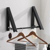 HOHOWU Retractable Clothes Drying Rack with 31 in Rod,Space Saver