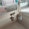Soft Close Cabinet Lid Hinges with Hydraulic Dampening, 105 Degree