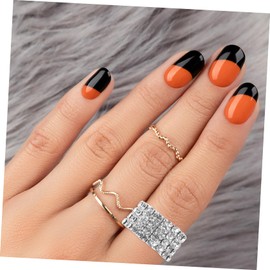 COHEALI Stacked Rhinestone Rings Wedding Bands Set for Couples Bulk Ring Birthday Anniversary Accessory