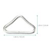 Gatuida Pack of 30 Triangle Trampoline Parts Portable Triangle Buckles