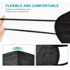 LEMENT 50pcs KN95 Face Mask Black 5 Layer Cup Dust