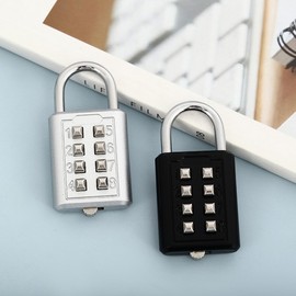 8-Button Password Dial Lock RD-10776 Black 3ea