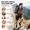 CAMBIVO Ankle Brace with Adjustable Bands, Ankle Bandage for Right
