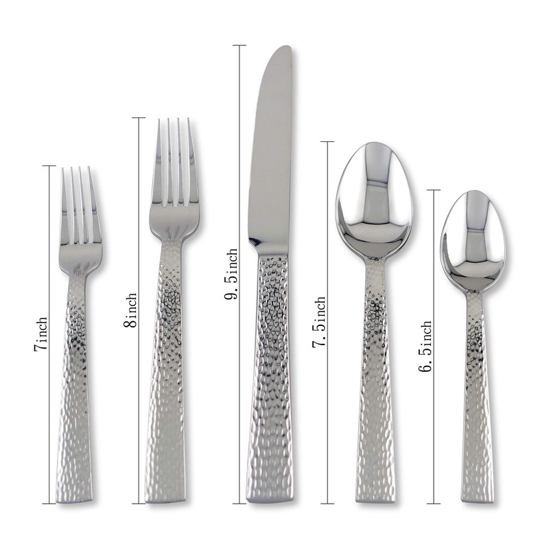 UPware 20-Piece 18/8 Stainless Steel Flatware Set, Service for 4,
