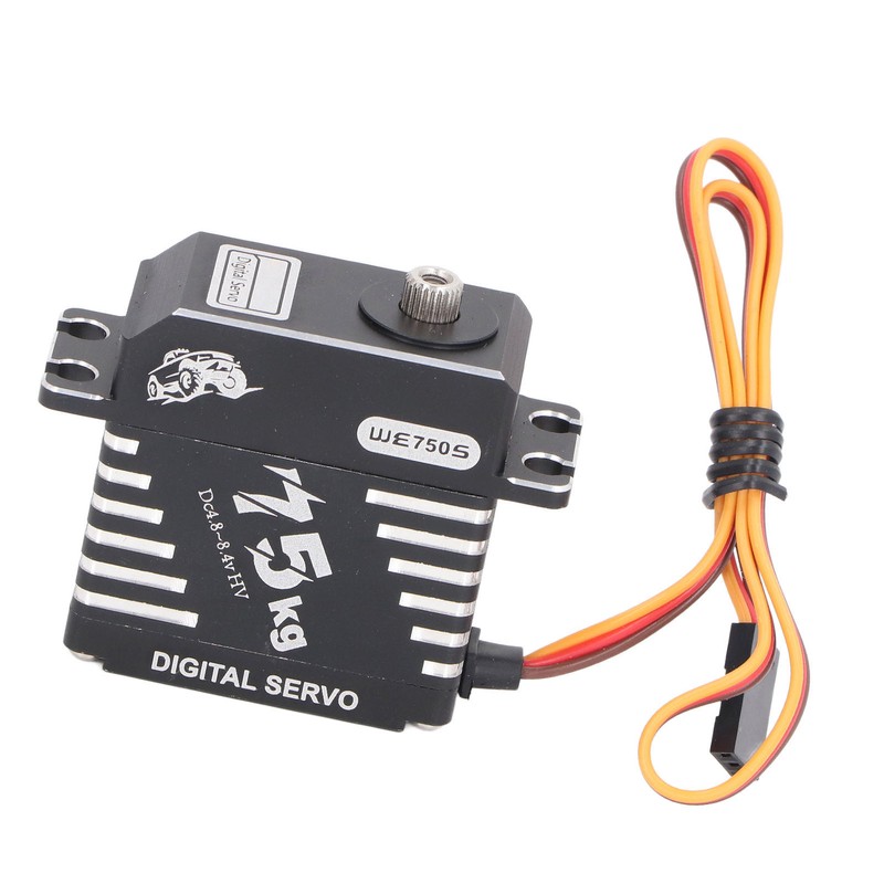 75KG Digital Steering Servo 180 Degree Control Angle Waterproof Full