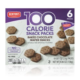 Benton’s 100 Calorie Baked Wafer Snack Packs (1 Box, Chocolate)
