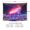Lahasbja Trippy Planet Tapestry Psychedelic Cactus Tapestry Mysterious Galaxy Space