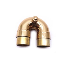 Unbranded Bb Trumpet 2nd Valve Tuning Slide Replacement Gold Plated