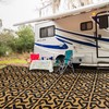 SAND MINE Reversible Mats, Plastic Straw Rug, Modern Area Rug,