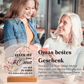 Lohill Grandma Gift – Decorative Ornaments Made of Acrylic Grandma Gifts for Birthday, Gift for Grandma, Gift for Grandma, Birthday Gift for Grandma, Best Grandma Gifts