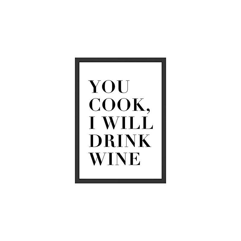 WBdesignz You Cook, I Will Drink Wine - Funny Wine