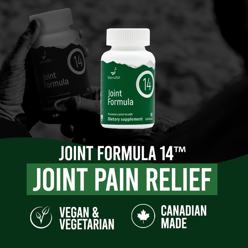 Sierrasil SierraSil? Joint Formula 14? - Promotes Joint Health, Vegan,