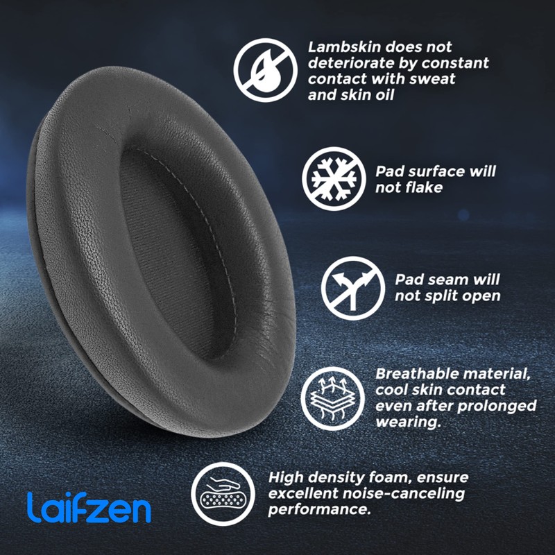 Lambskin XM3 Earpads for Sony WH-1000XM3 Headphones Replacement 1000 XM
