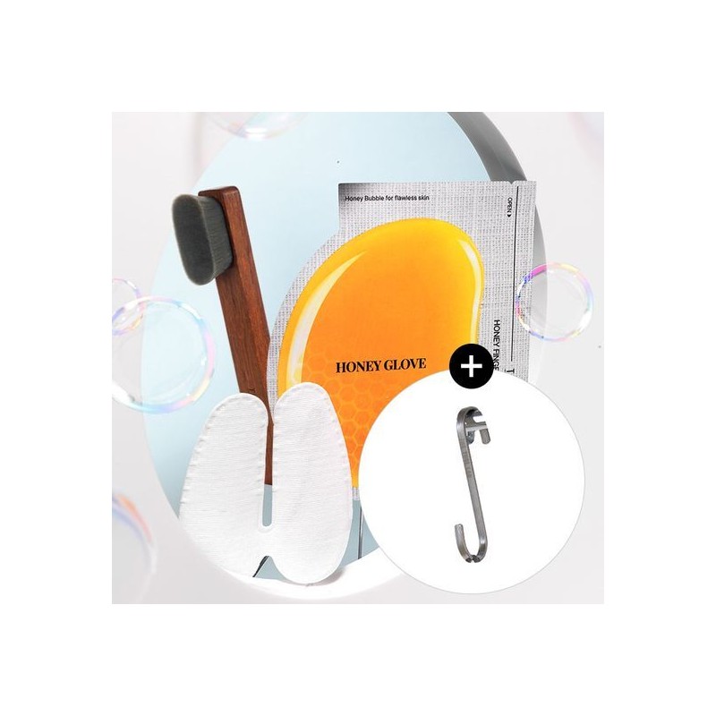 THE TOOL LAB Pore Dual Cleansing Set (701S Brush+Honey Glove
