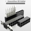 Pack of 5 Bit Holder Screwdriver Head Storage Plastic 12