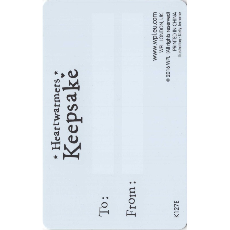 Heartwarmers A Little Hug Keepsake Card & Envelope 3.5" x