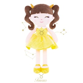 Arteeksdoll Baby Girl Gifts Plush Dolls Constellations Zodiac Doll Birthday Gift 17 inches Tauru