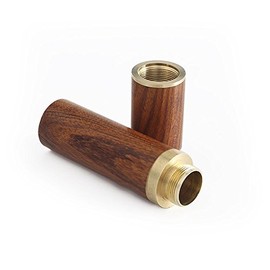 Okared 2 Pack Wooden Toothpick Holder Portable Toothpick Dispenser Bucket Toothpick Holder Mini Toothpick box Pocket