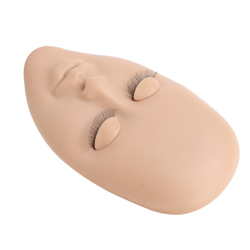 Eyelash Mannequin Head Makeup Lash Extension Training Practice Head with