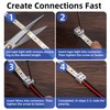 SIOKUY 20 PCS 2-Pin 10mm Solderless LED Strip Connectors, Reliable