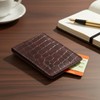 WooStyle Travel Pass Holder - Croc Pattern, Oyster Card Cover,