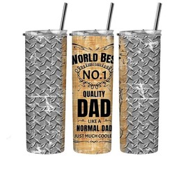 Dad Sublimation Tumbler Wrap - Father Auto Tire Car Tracks Ready To Press, Pre-printed, Skinny, Straight, 20 oz, Father's Day, Daddy Father Tumblers