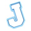 Sweet Prints Inc Varsity Letter J Cookie Cutter - Dishwasher
