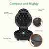 Bubble Waffle Maker, 1000W 7" Non-Stick Griddle, Hong Kong Egg